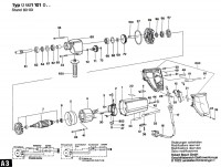 Bosch 0 601 101 007 Ub(J)75B 26 Drill 230 V / Eu Spare Parts